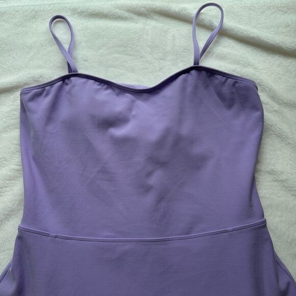 Alo Yoga Alosoft Courtside Tennis Dress Violet Skies Purple Medium Ltd Ed EUC - Picture 13 of 14